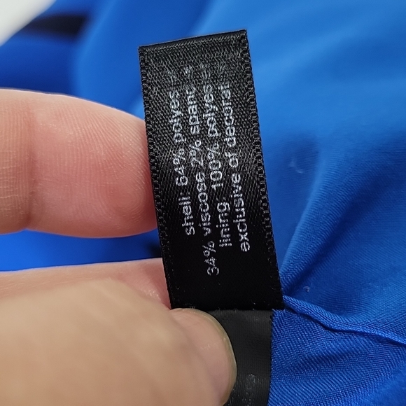 The Limited Sleeveless Blue and Black Dress SZ 4 - Picture 9 of 12